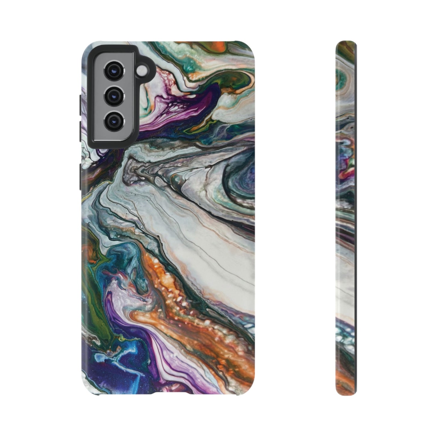 Vibrant Swirls Tough Phone Case for iPhone, Samsung Galaxy, and Google Pixel devices