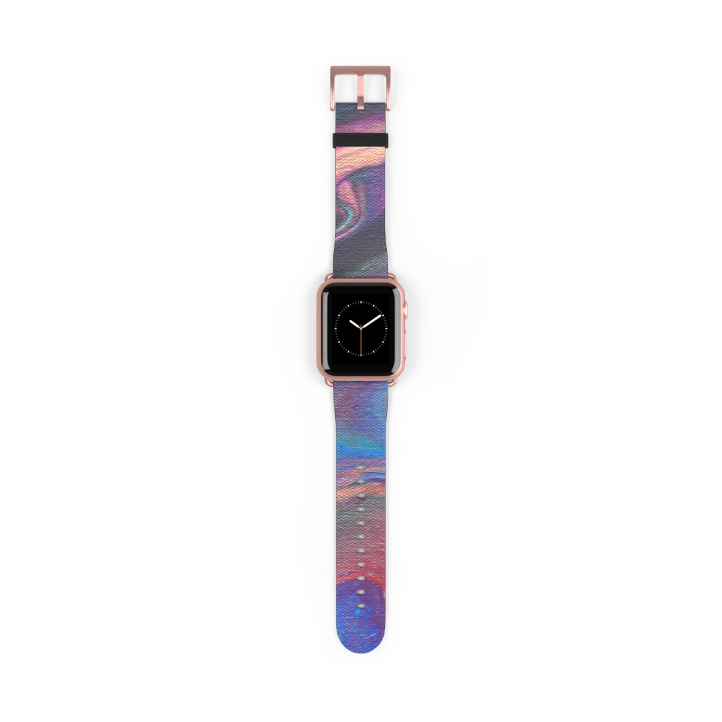 Mystic Currents Fluid Art Design Watch Band for Apple Watch Series 1-9, Ultra, and SE devices