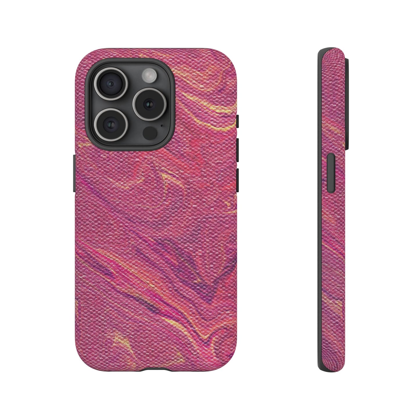 Pleasantly Pink Tough Phone Case for iPhone, Samsung Galaxy, and Google Pixel devices