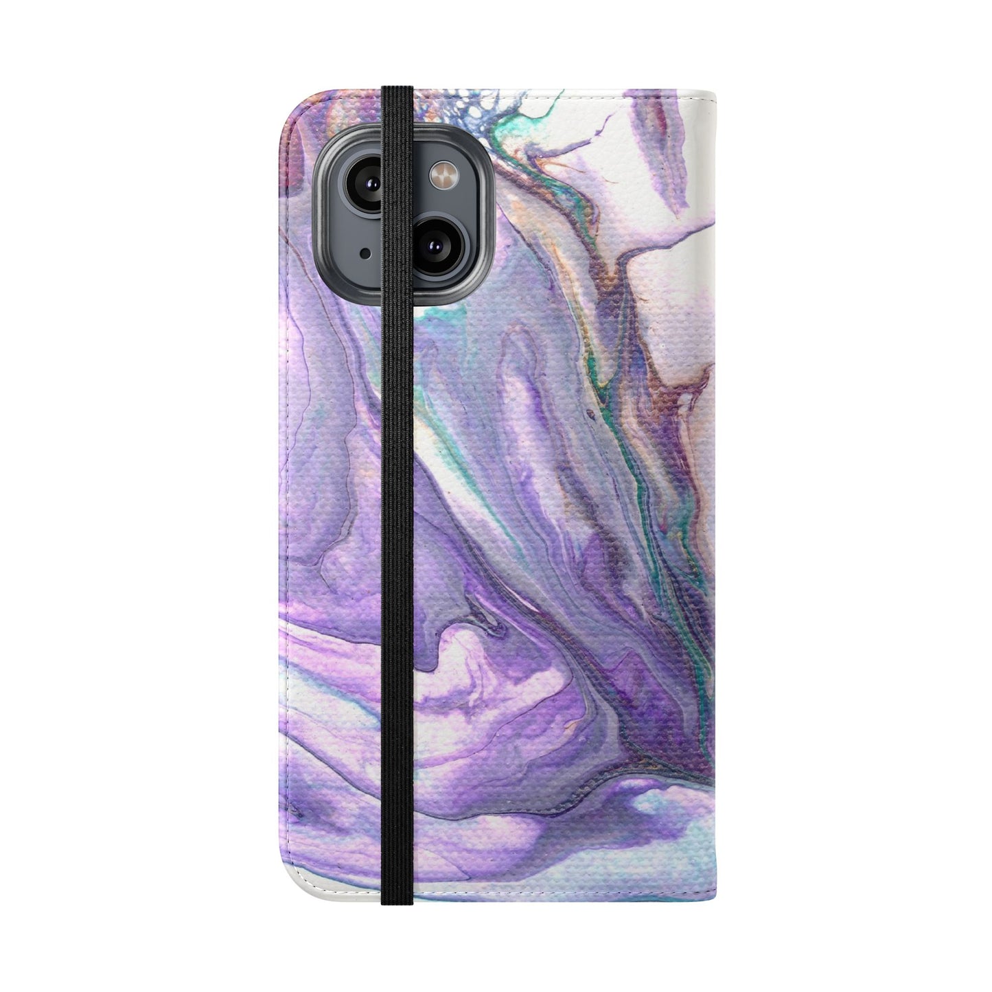 Majestic Marble Flip Phone Case for iPhone 11 – 16 Pro, Samsung 21 – 22 Series