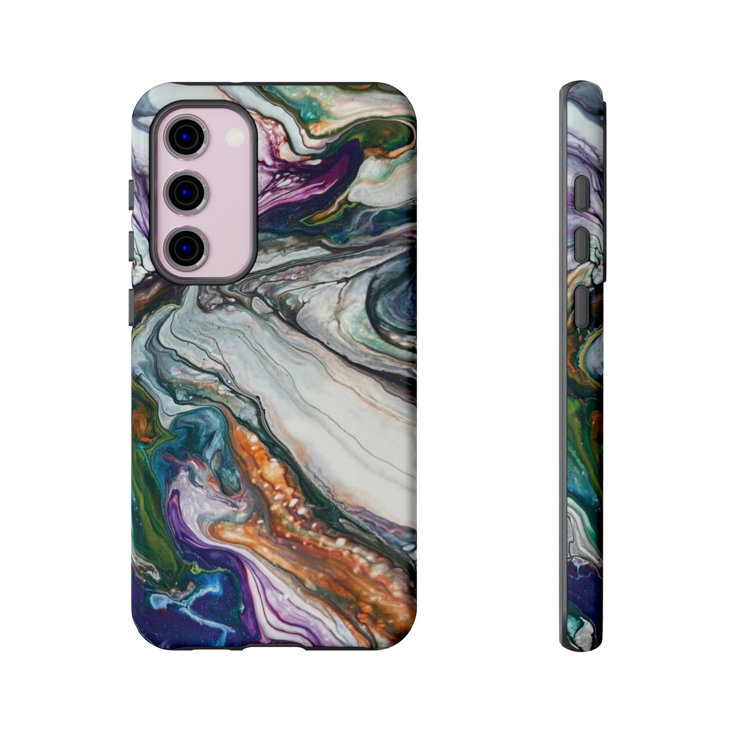 Vibrant Swirls Tough Phone Case for iPhone, Samsung Galaxy, and Google Pixel devices