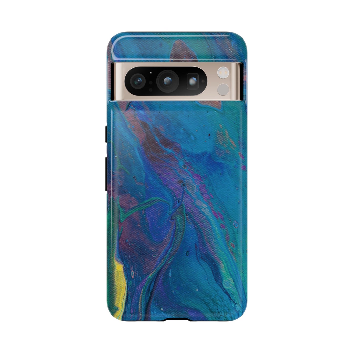 Peacock Swirls Tough Phone Case for iPhone, Samsung Galaxy, and Google Pixel devices