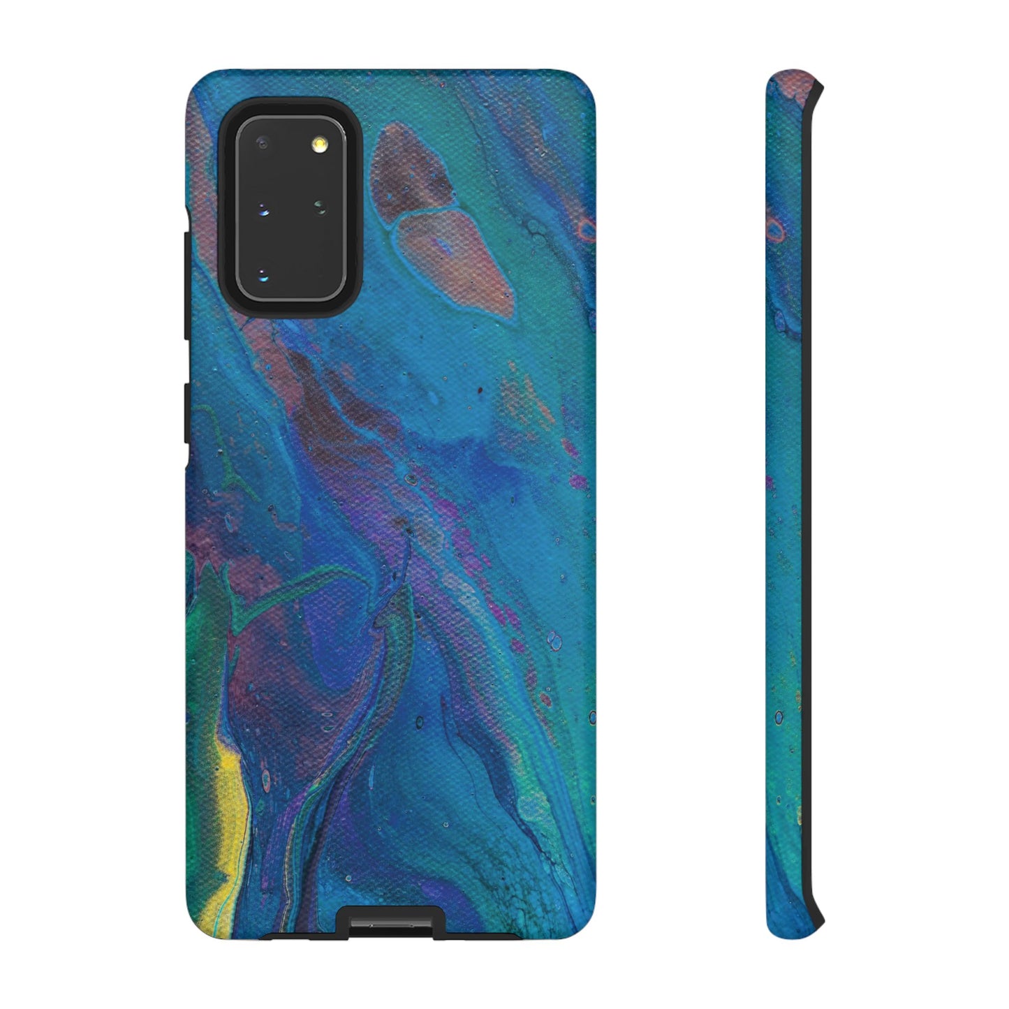Peacock Swirls Tough Phone Case for iPhone, Samsung Galaxy, and Google Pixel devices