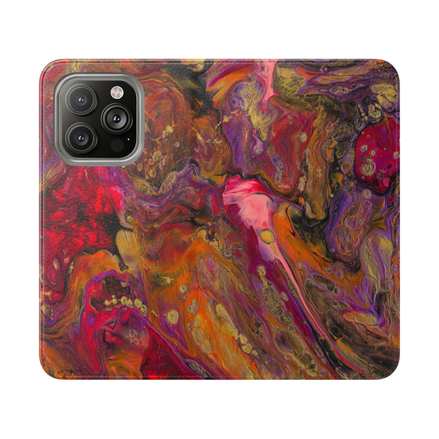 Autumn's Glow Flip Phone Case for iPhone 11 – 16 Pro, Samsung 21 – 22 Series