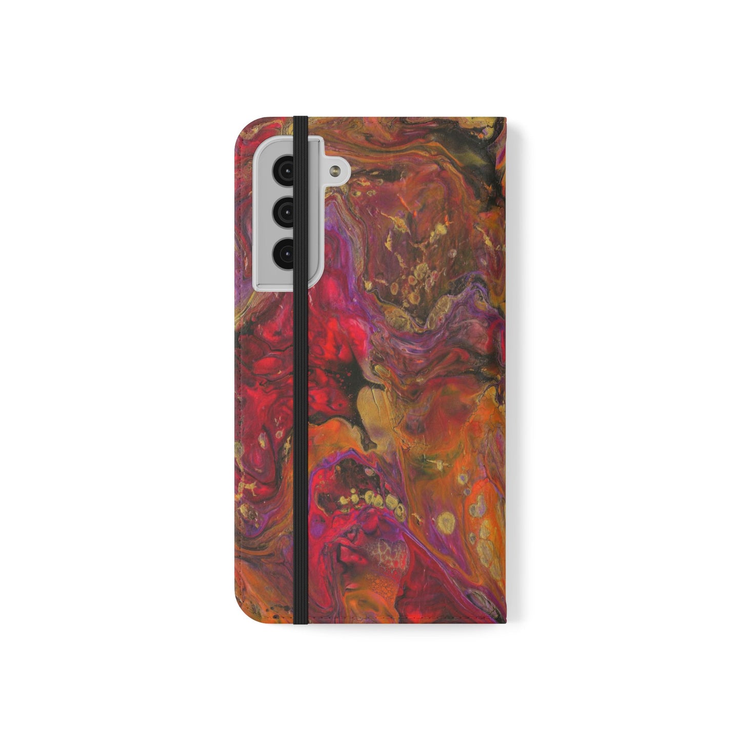 Autumn's Glow Flip Phone Case for iPhone 11 – 16 Pro, Samsung 21 – 22 Series