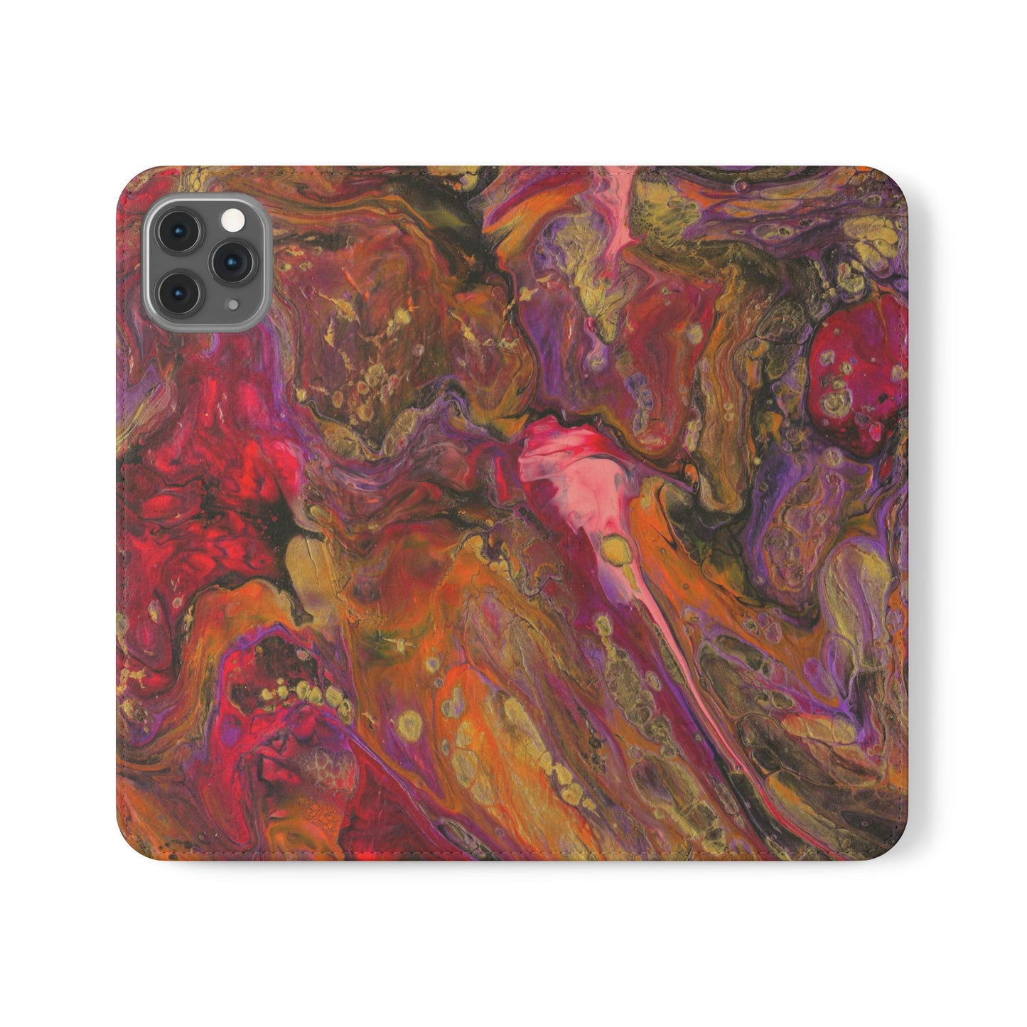 Autumn's Glow Flip Phone Case for iPhone 11 – 16 Pro, Samsung 21 – 22 Series