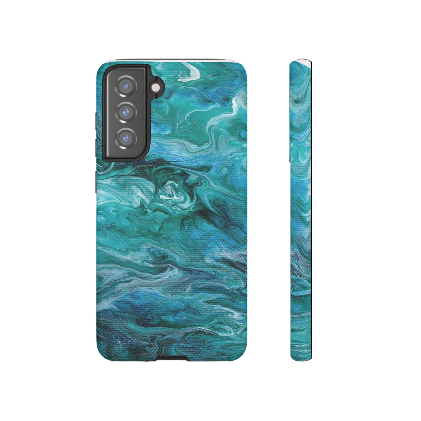 Ocean Waves Tough Phone Case for iPhone, Samsung Galaxy, and Google Pixel devices
