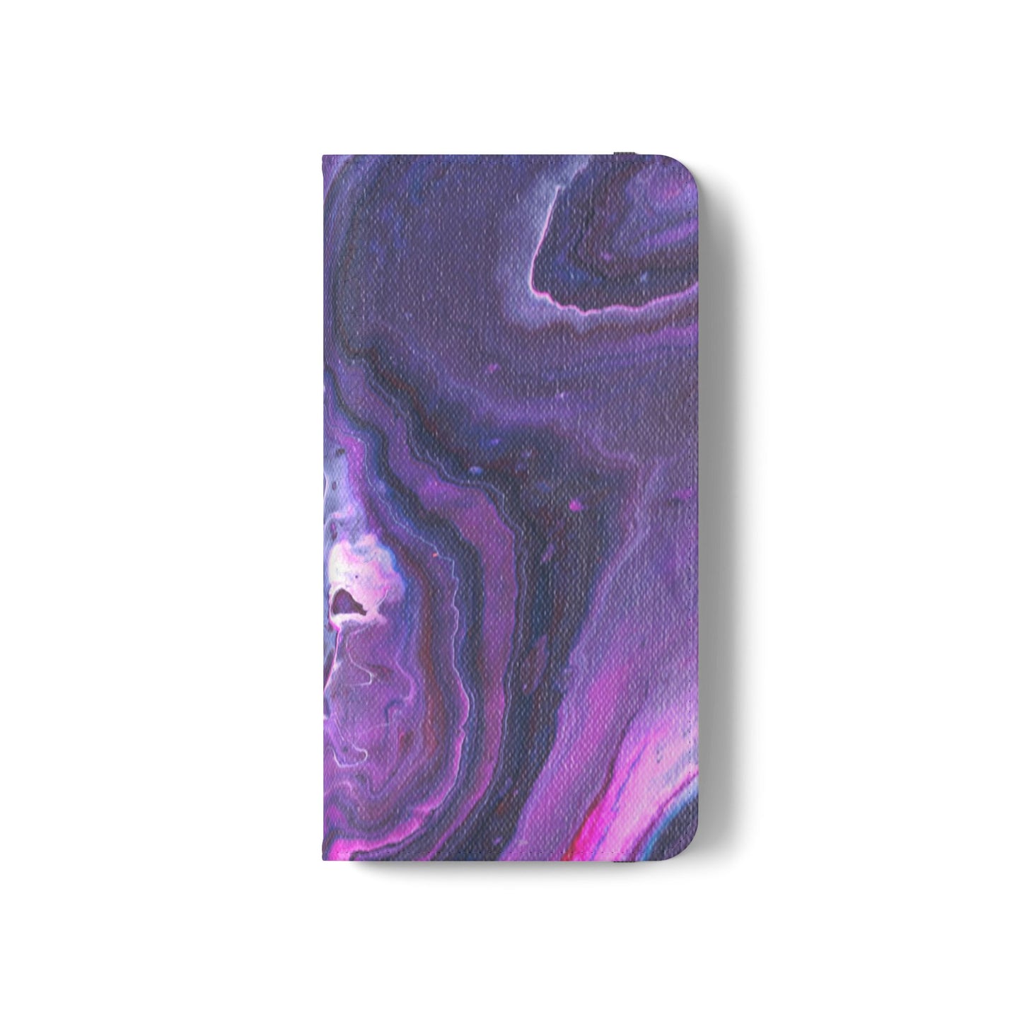 Velvet Twilight Flip Phone Case for iPhone 11 – 16 Pro, Samsung 21 – 22 Series