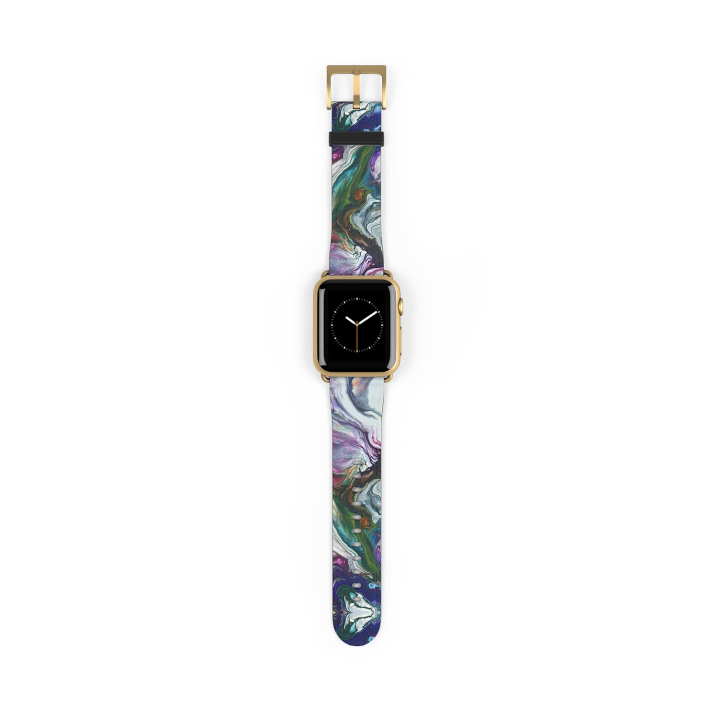 Vibrant Swirls Watch Band for Apple Watch Series 1-9, Ultra, and SE devices