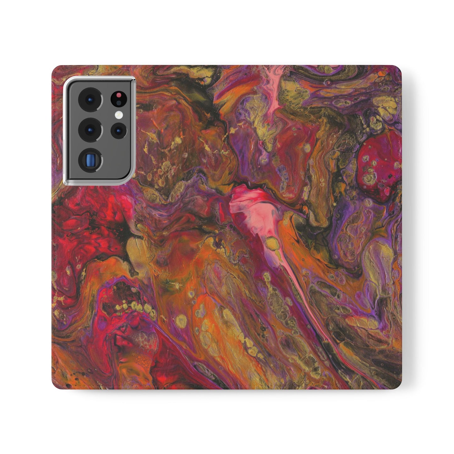 Autumn's Glow Flip Phone Case for iPhone 11 – 16 Pro, Samsung 21 – 22 Series