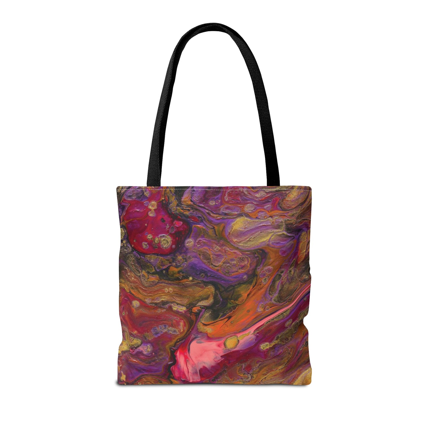 Tote Bag - Autumn's Glow Fluid Art Inspired