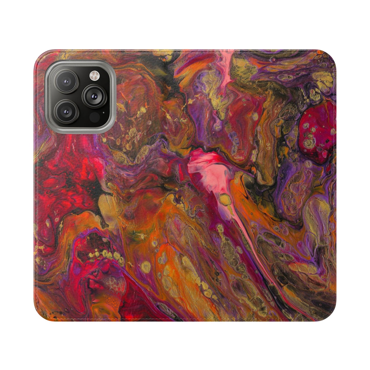 Autumn's Glow Flip Phone Case for iPhone 11 – 16 Pro, Samsung 21 – 22 Series