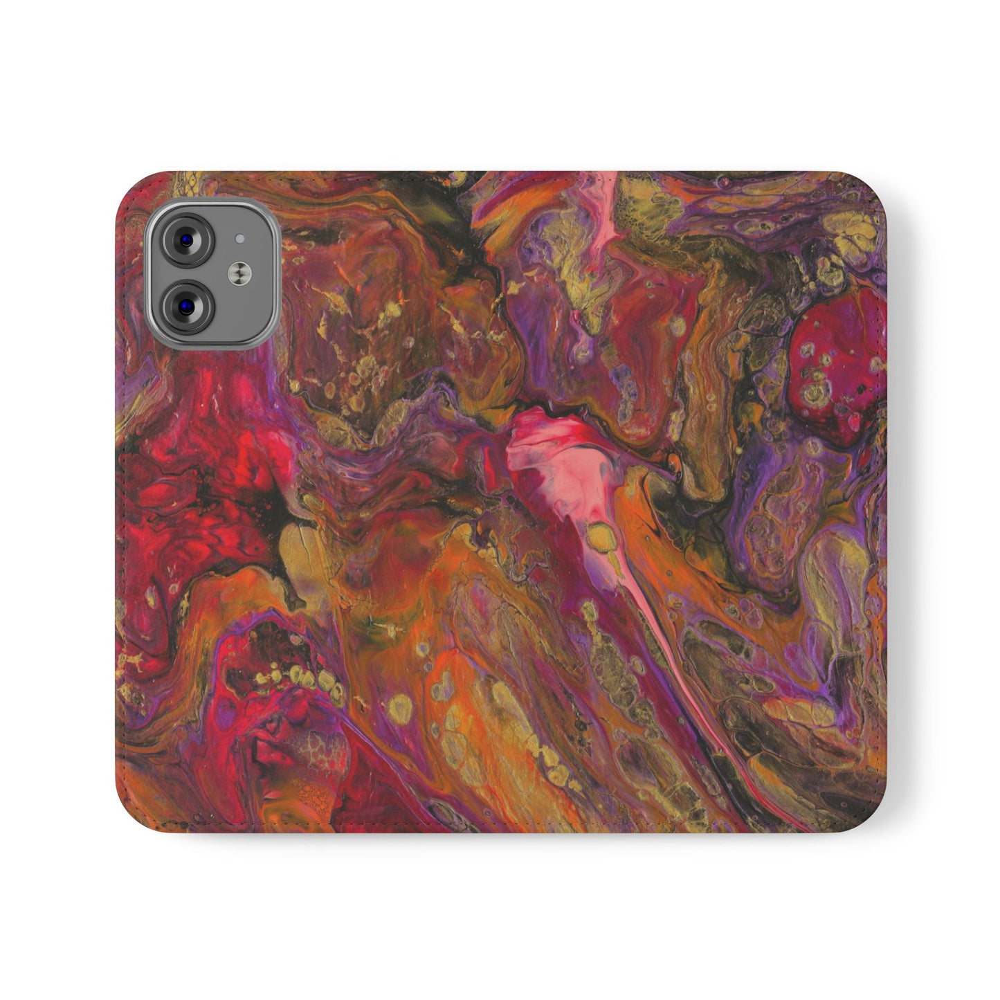 Autumn's Glow Flip Phone Case for iPhone 11 – 16 Pro, Samsung 21 – 22 Series