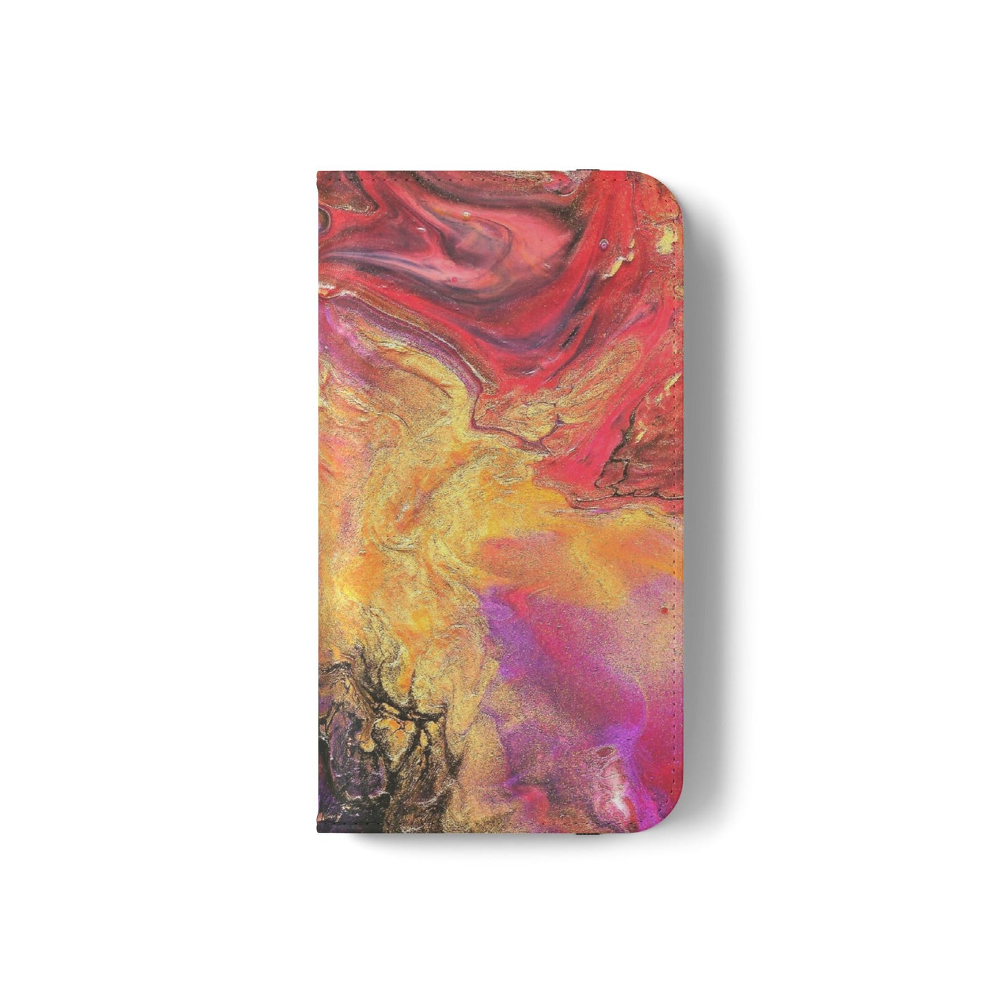 Flowing Royalty Flip Phone Case for iPhone 11 – 16 Pro, Samsung 21 – 22 Series