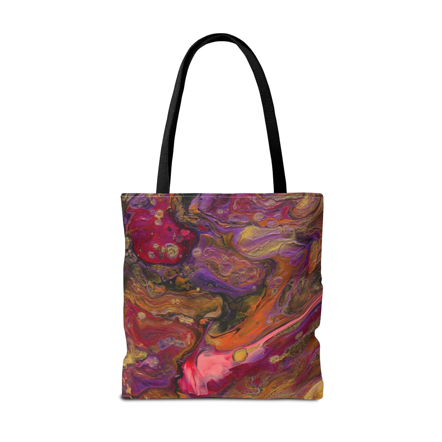 Tote Bag - Autumn's Glow Fluid Art Inspired