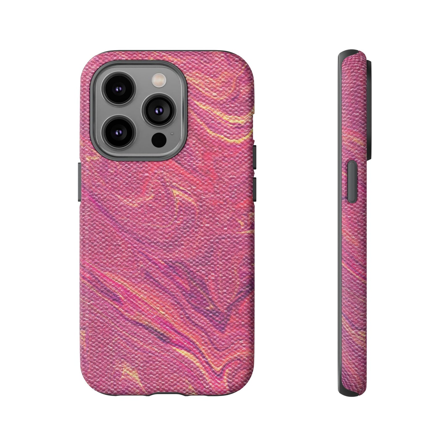 Pleasantly Pink Tough Phone Case for iPhone, Samsung Galaxy, and Google Pixel devices