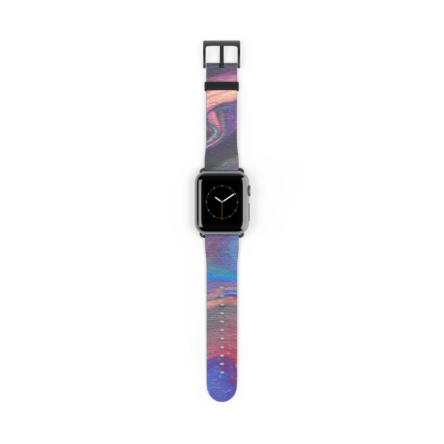 Mystic Currents Fluid Art Design Watch Band for Apple Watch Series 1-9, Ultra, and SE devices