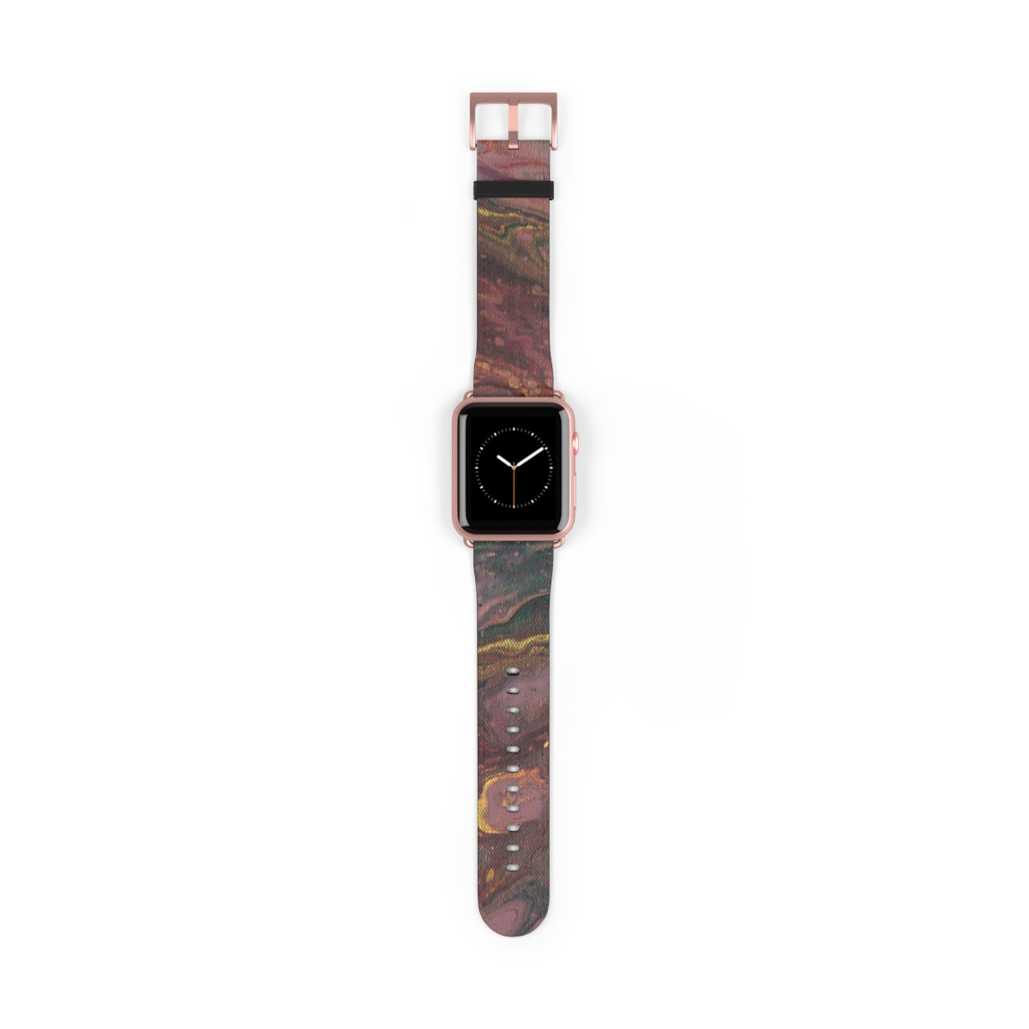 Burgundy Tapestry Watch Band for Apple Watch Series 1-9, Ultra, and SE devices