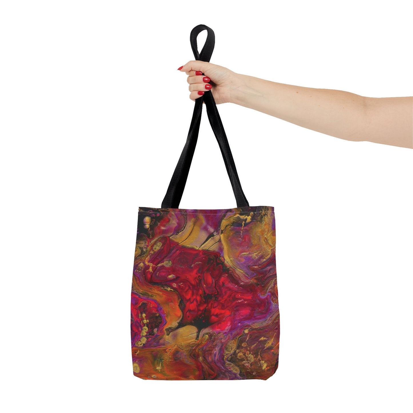 Tote Bag - Autumn's Glow Fluid Art Inspired