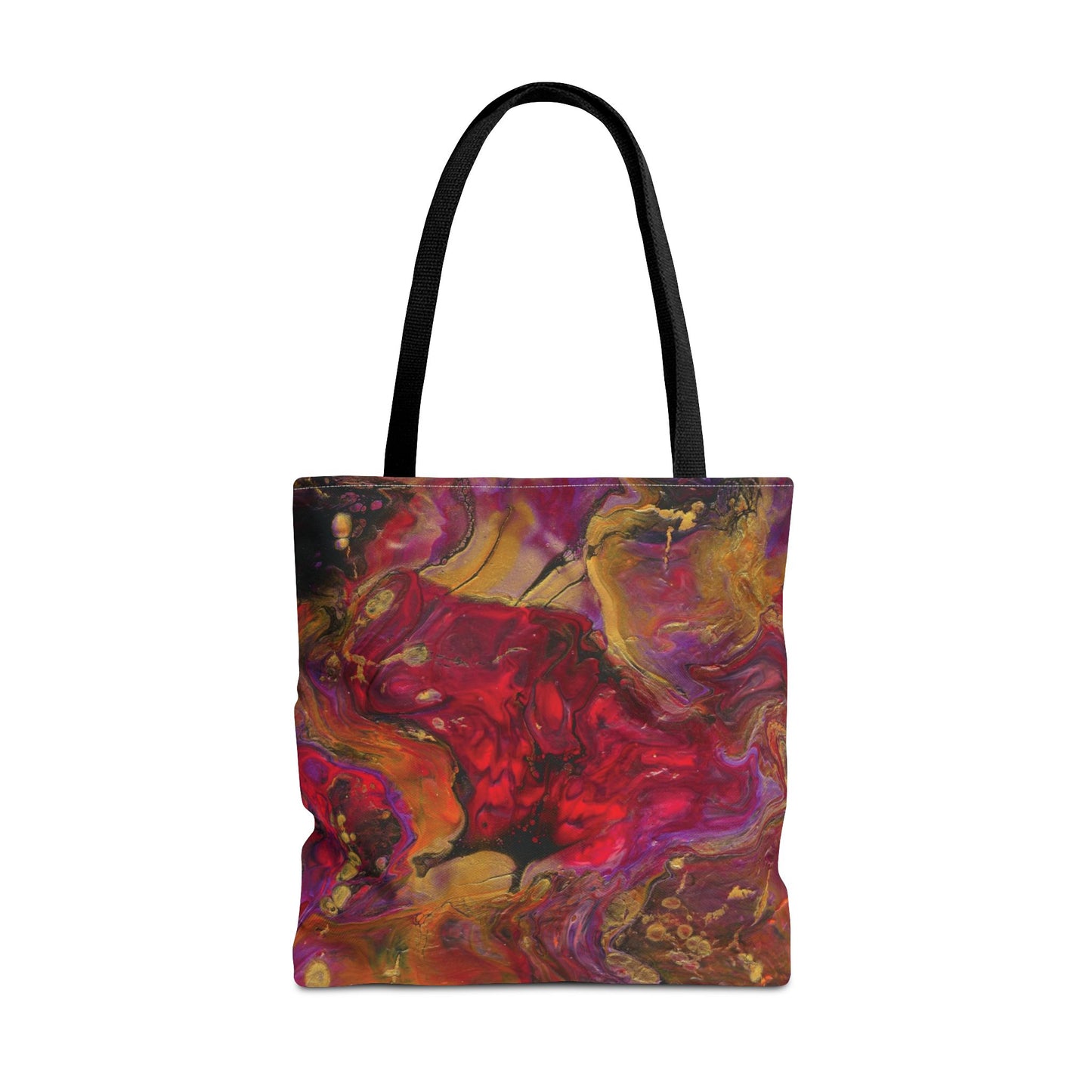 Tote Bag - Autumn's Glow Fluid Art Inspired