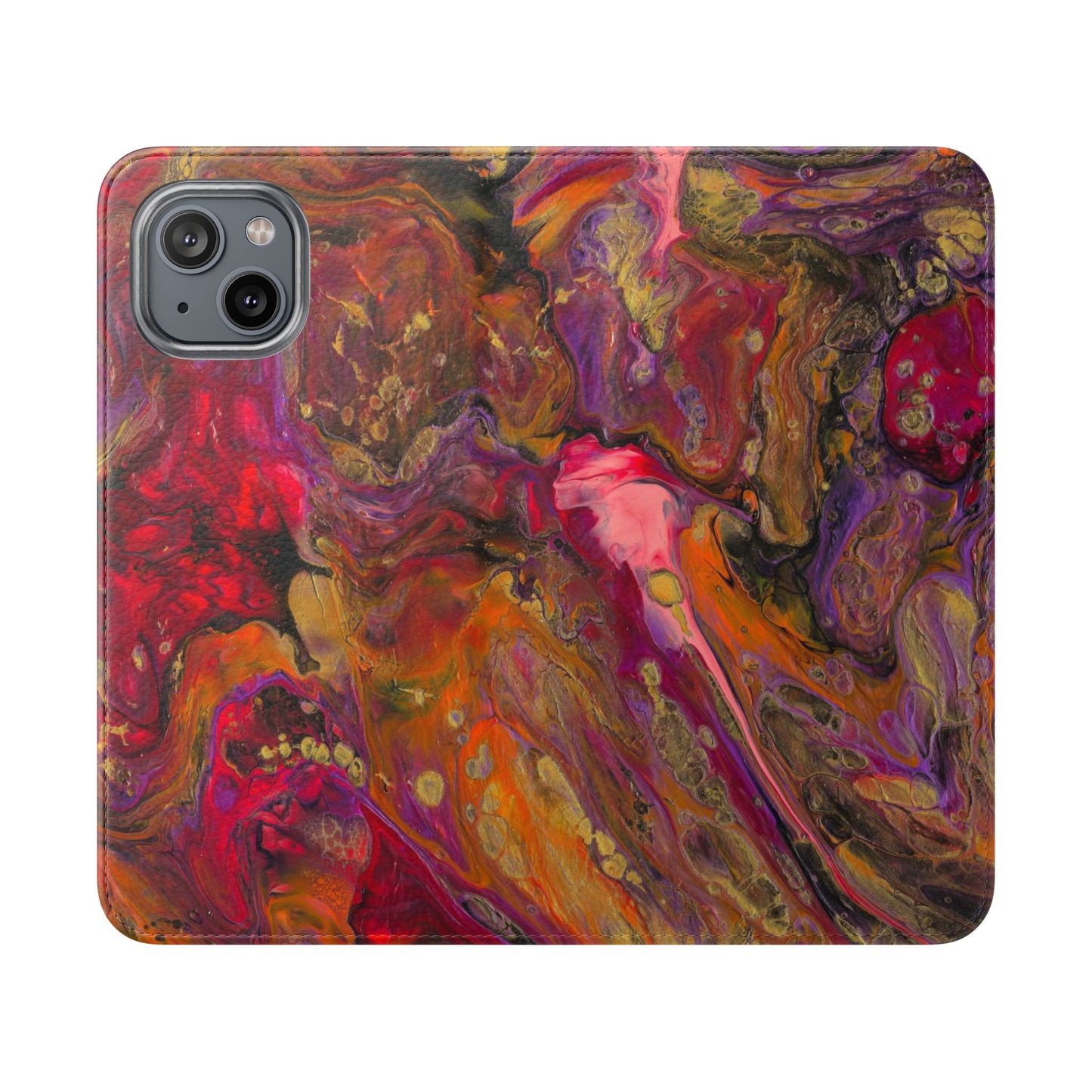 Autumn's Glow Flip Phone Case for iPhone 11 – 16 Pro, Samsung 21 – 22 Series