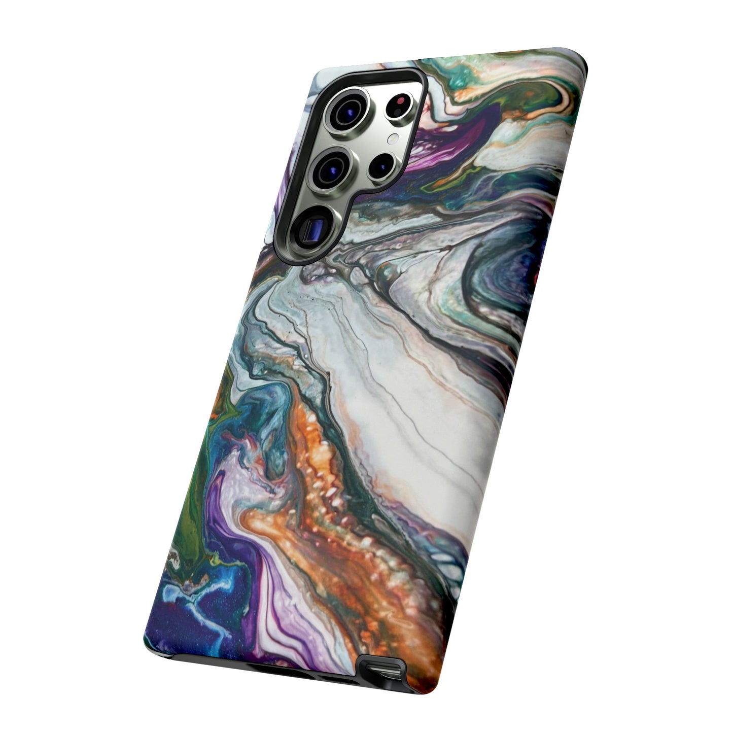 Vibrant Swirls Tough Phone Case for iPhone, Samsung Galaxy, and Google Pixel devices