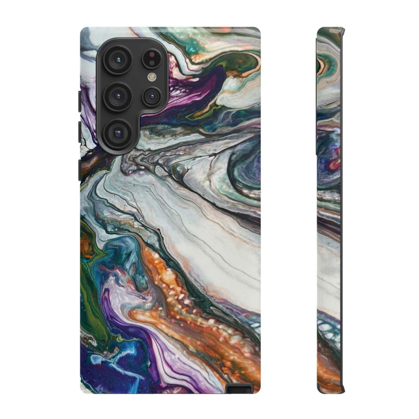 Vibrant Swirls Tough Phone Case for iPhone, Samsung Galaxy, and Google Pixel devices