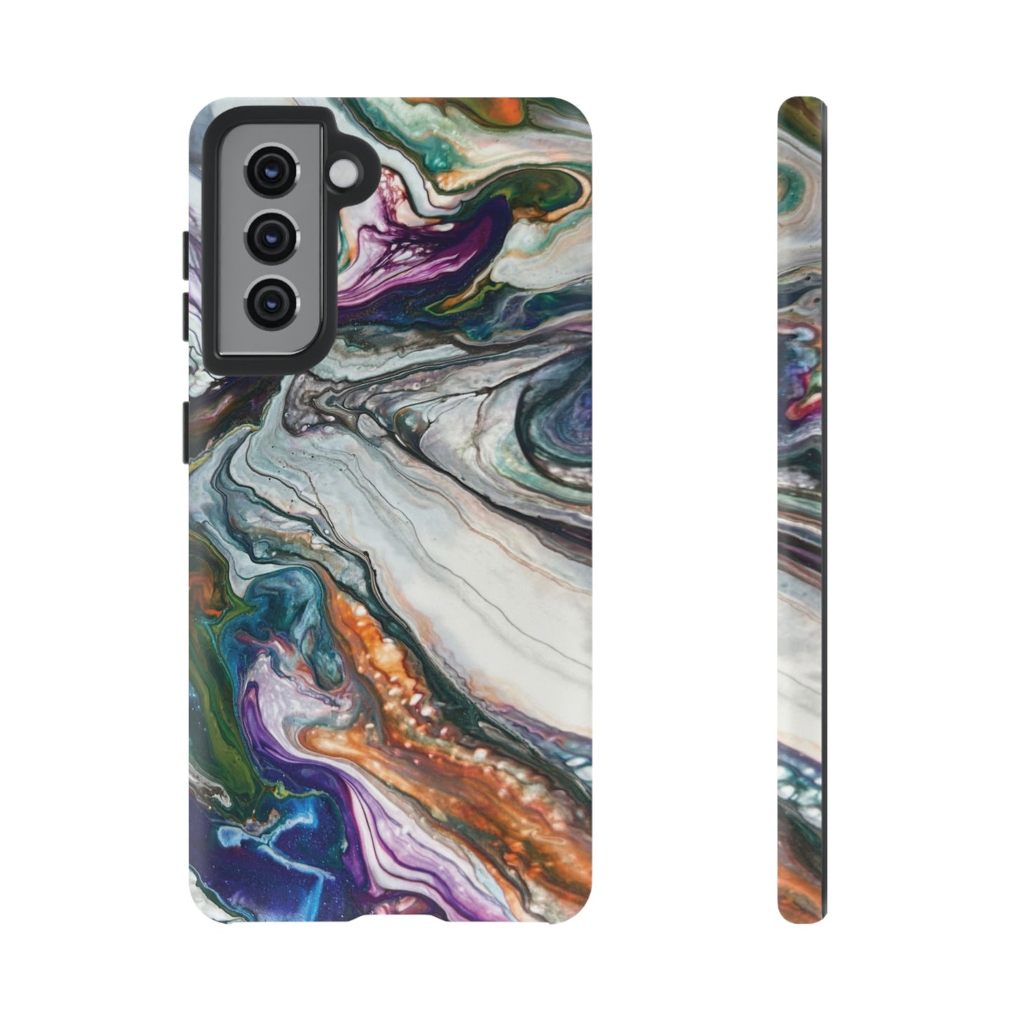Vibrant Swirls Tough Phone Case for iPhone, Samsung Galaxy, and Google Pixel devices