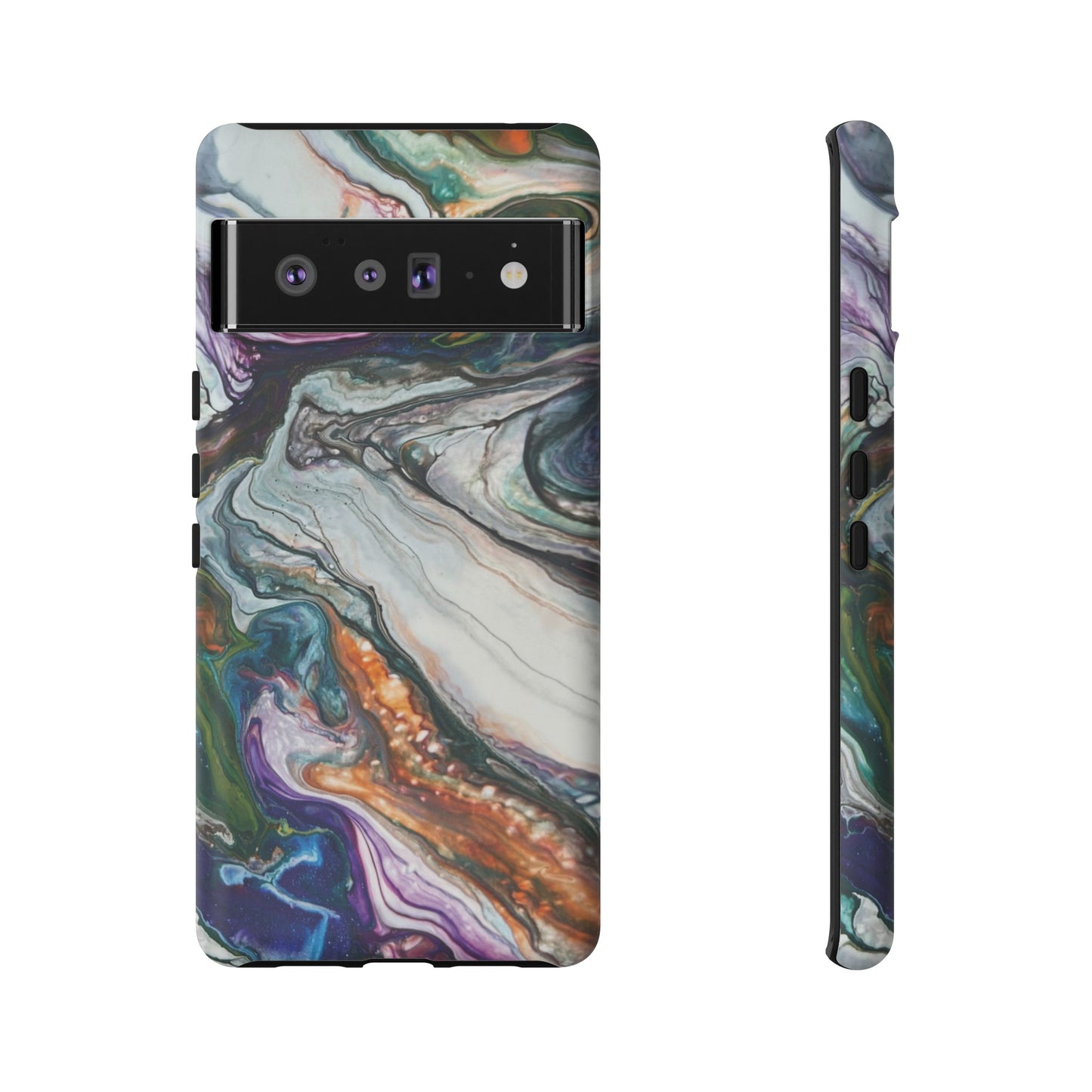 Vibrant Swirls Tough Phone Case for iPhone, Samsung Galaxy, and Google Pixel devices