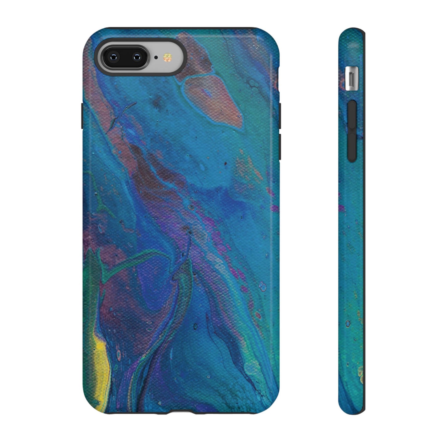 Peacock Swirls Tough Phone Case for iPhone, Samsung Galaxy, and Google Pixel devices