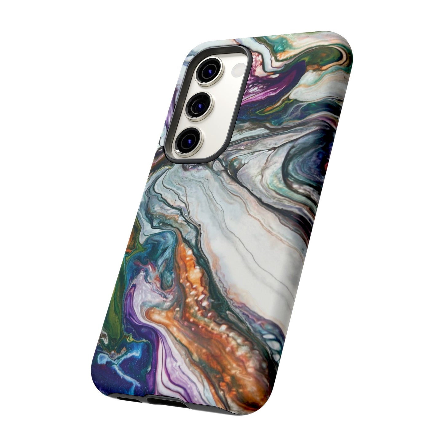 Vibrant Swirls Tough Phone Case for iPhone, Samsung Galaxy, and Google Pixel devices