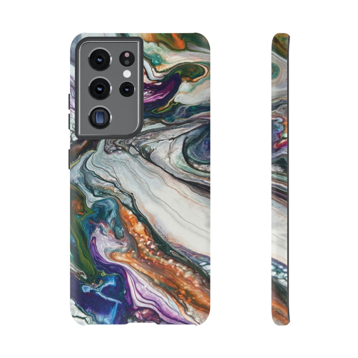 Vibrant Swirls Tough Phone Case for iPhone, Samsung Galaxy, and Google Pixel devices