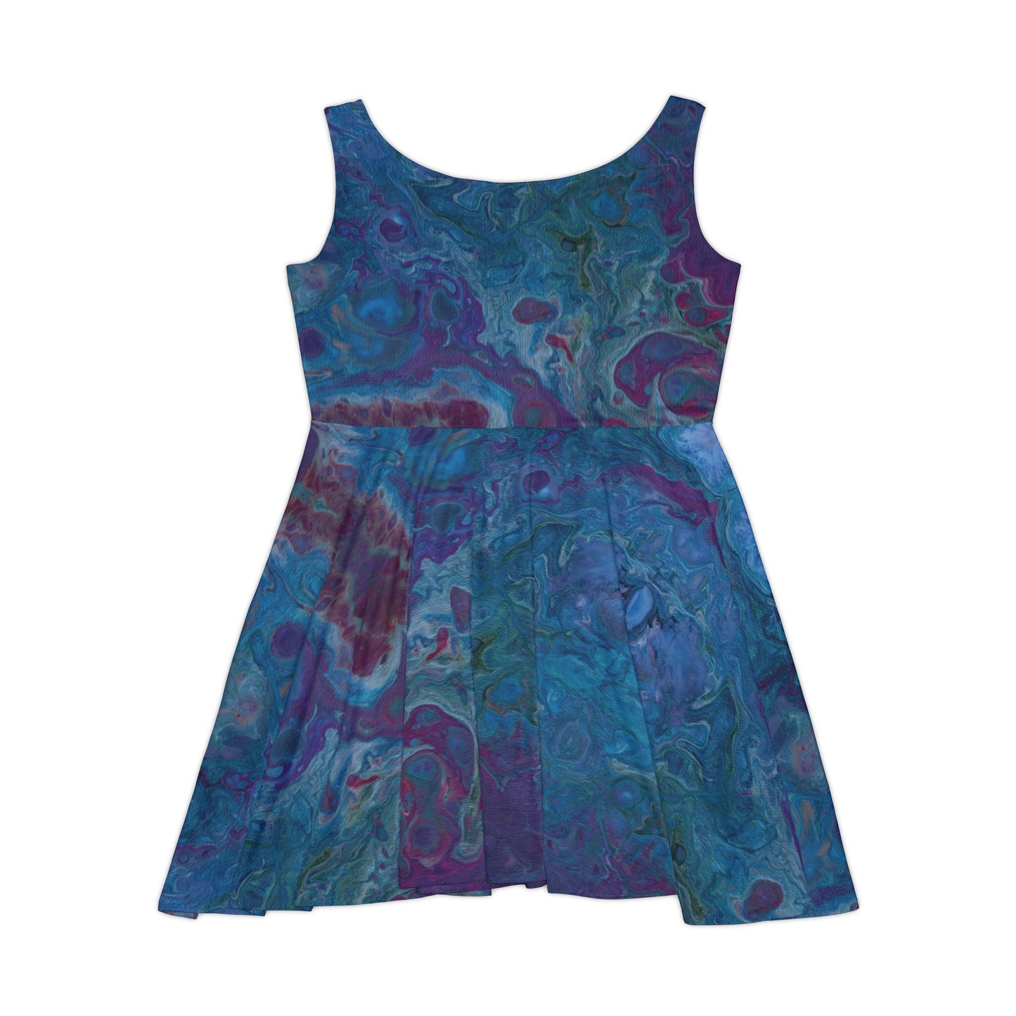 Women's Skater Dress - Azure Seas