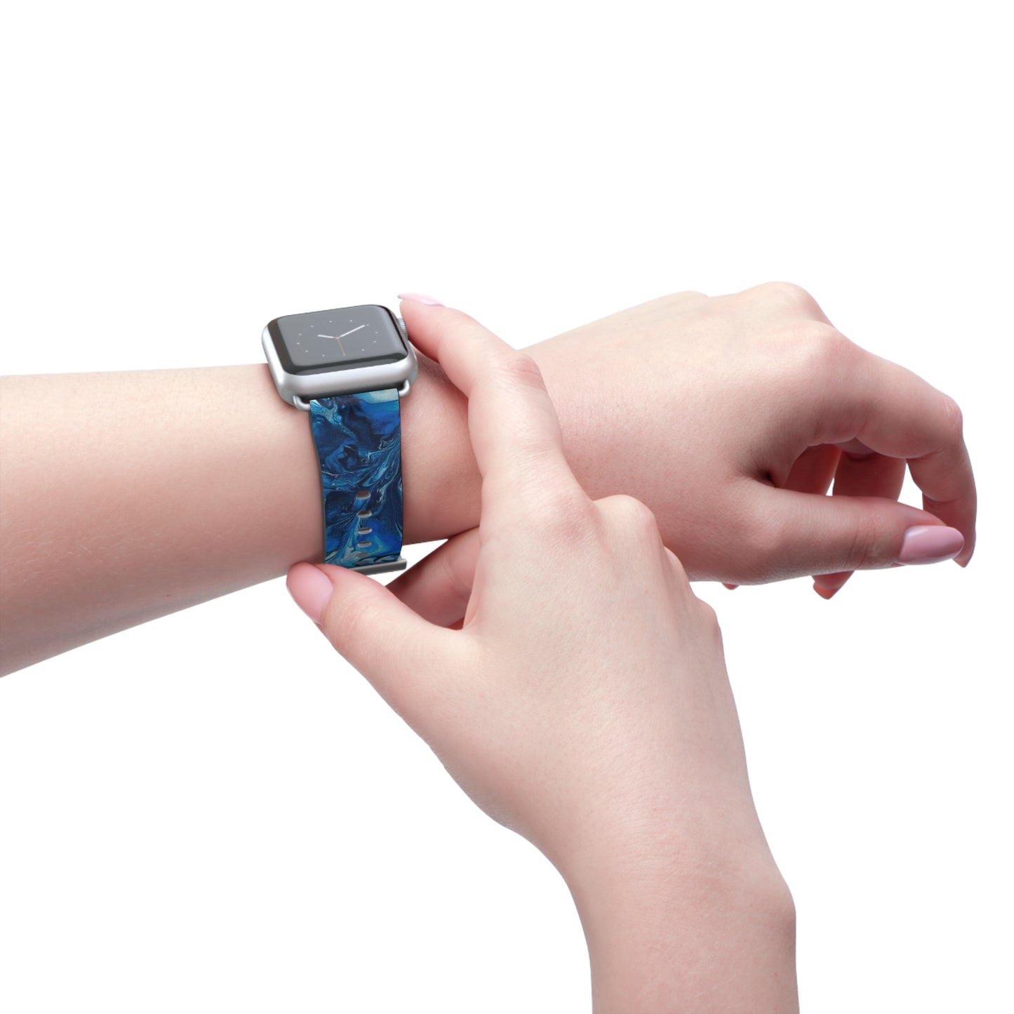 Tranquility Tides Watch Band for Apple Watch Series 1-9, Ultra, and SE devices