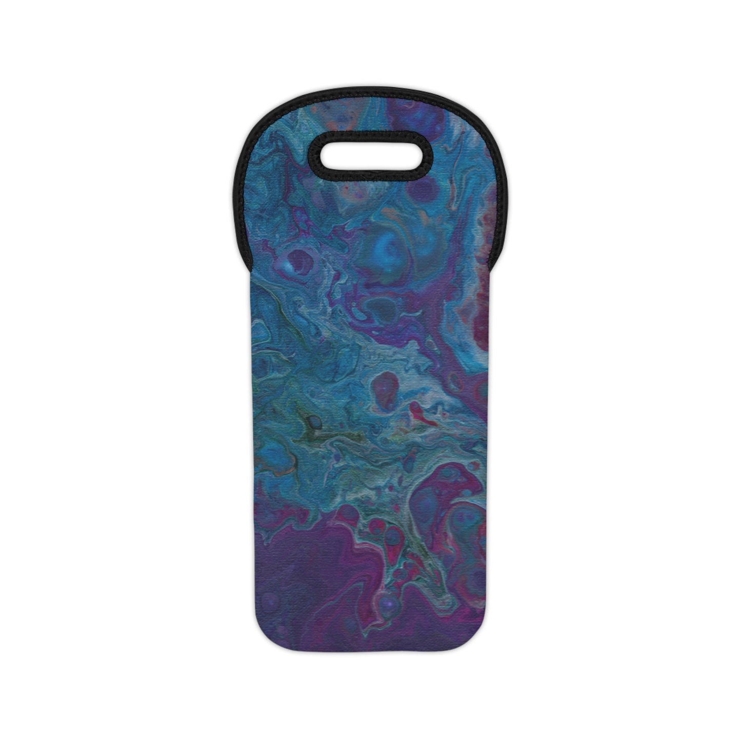 Wine Tote Bag - Azure Seas