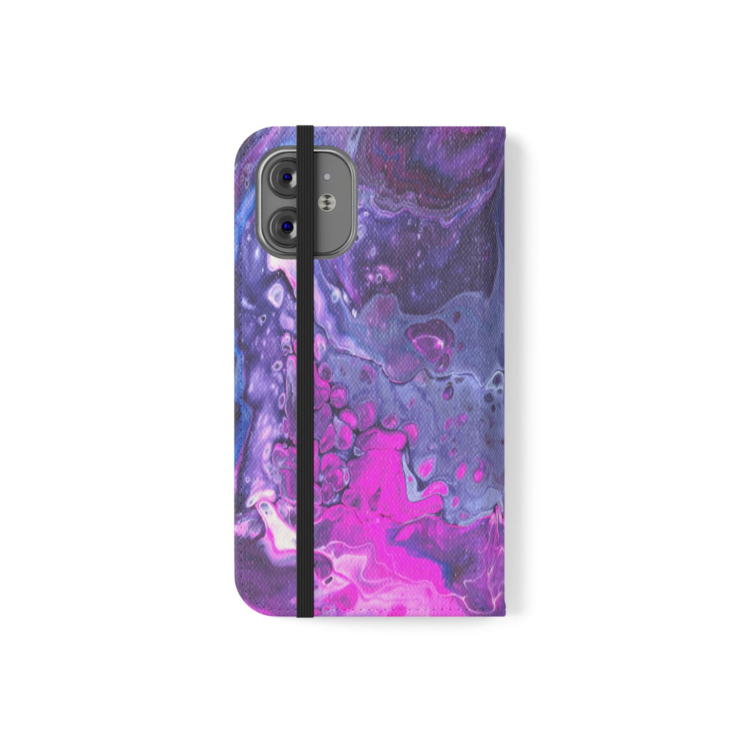 Velvet Twilight Flip Phone Case for iPhone 11 – 16 Pro, Samsung 21 – 22 Series