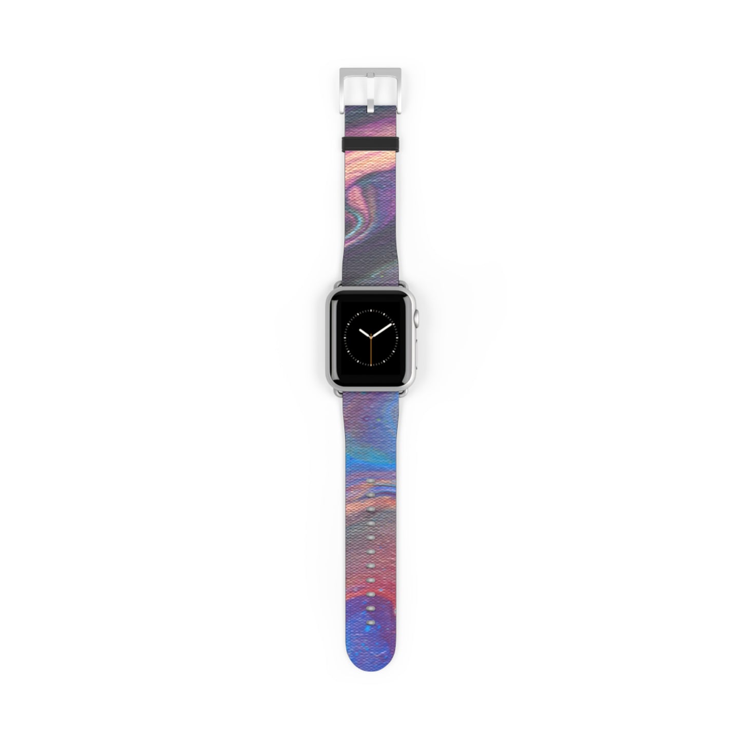 Mystic Currents Fluid Art Design Watch Band for Apple Watch Series 1-9, Ultra, and SE devices
