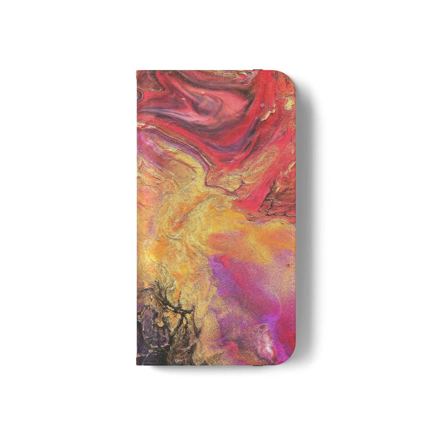 Flowing Royalty Flip Phone Case for iPhone 11 – 16 Pro, Samsung 21 – 22 Series