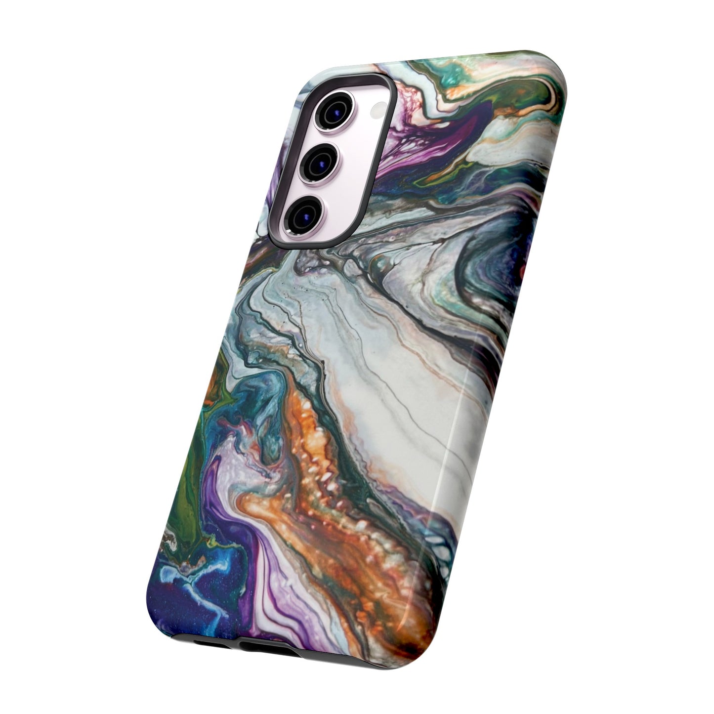 Vibrant Swirls Tough Phone Case for iPhone, Samsung Galaxy, and Google Pixel devices