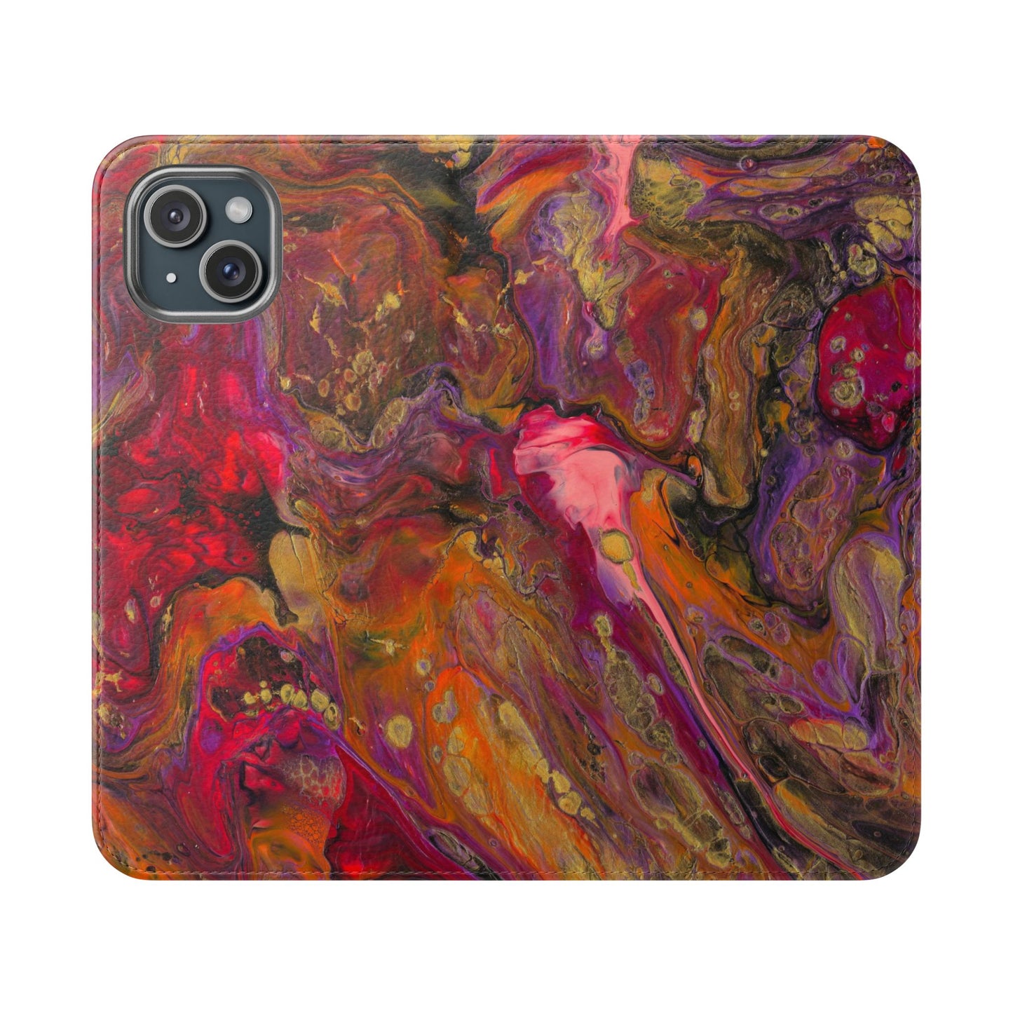 Autumn's Glow Flip Phone Case for iPhone 11 – 16 Pro, Samsung 21 – 22 Series