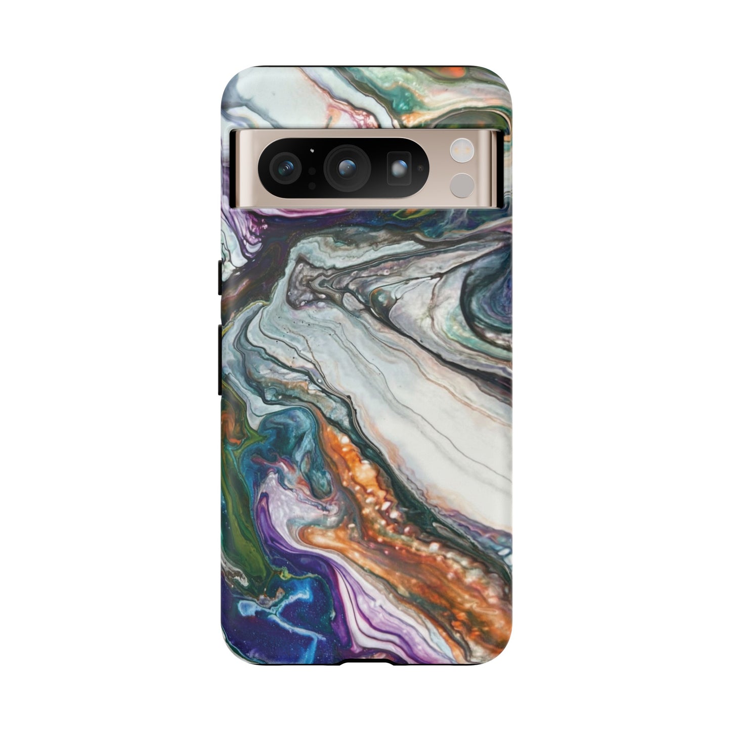 Vibrant Swirls Tough Phone Case for iPhone, Samsung Galaxy, and Google Pixel devices