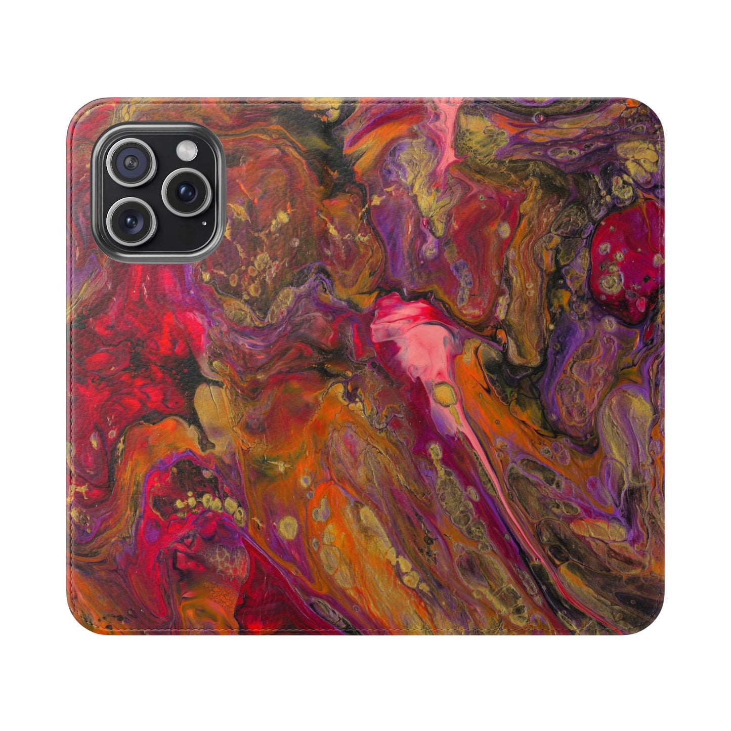 Autumn's Glow Flip Phone Case for iPhone 11 – 16 Pro, Samsung 21 – 22 Series
