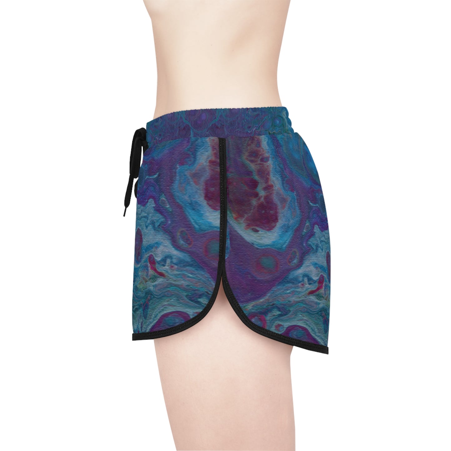 Women's Relaxed Shorts - Azure Seas