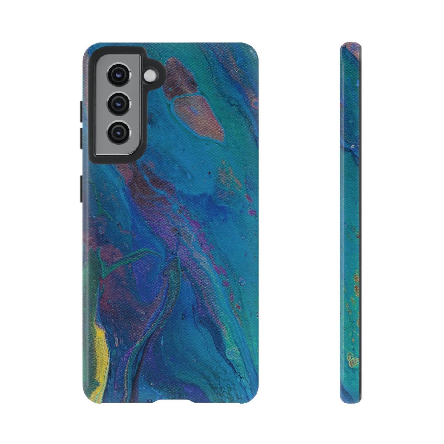 Peacock Swirls Tough Phone Case for iPhone, Samsung Galaxy, and Google Pixel devices
