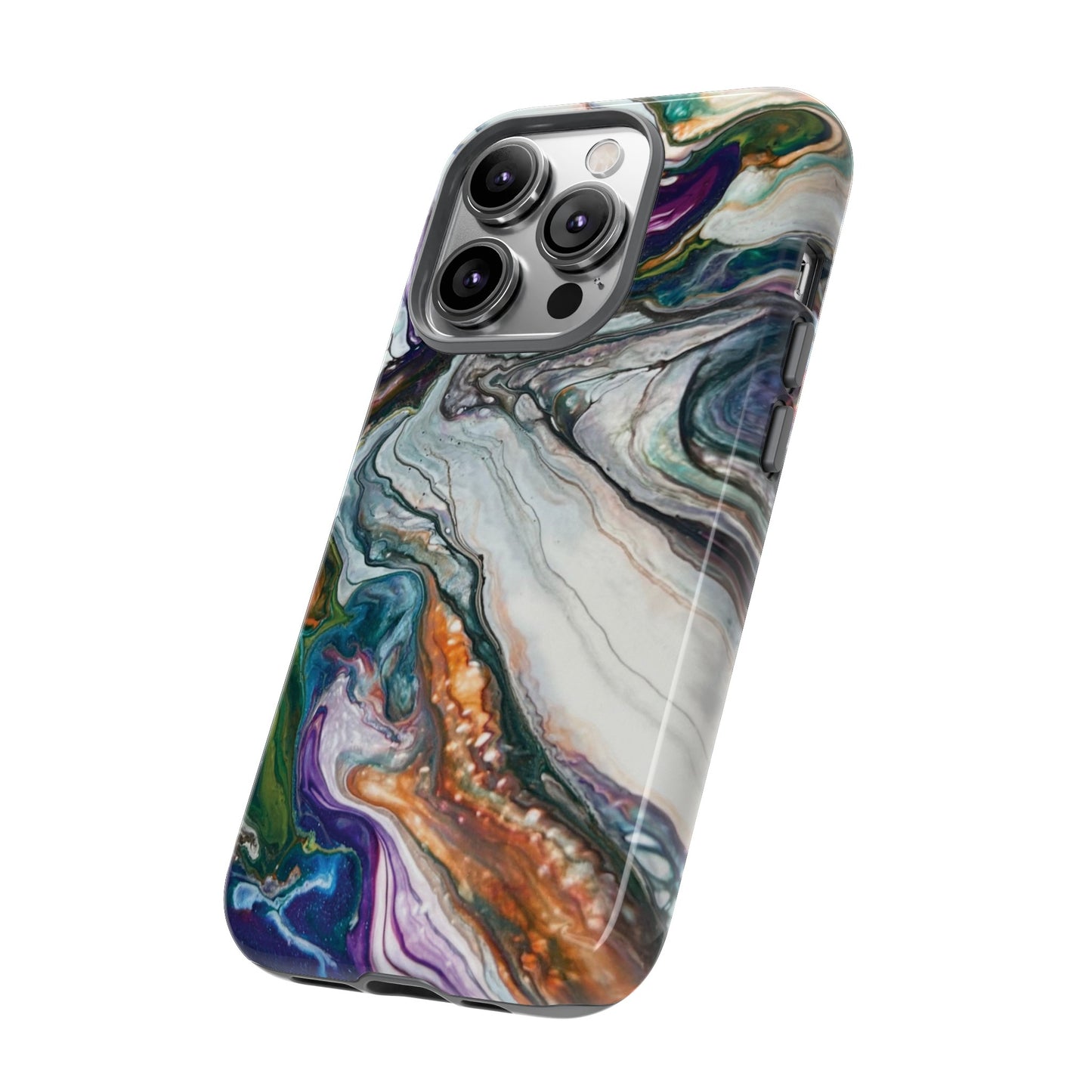 Vibrant Swirls Tough Phone Case for iPhone, Samsung Galaxy, and Google Pixel devices