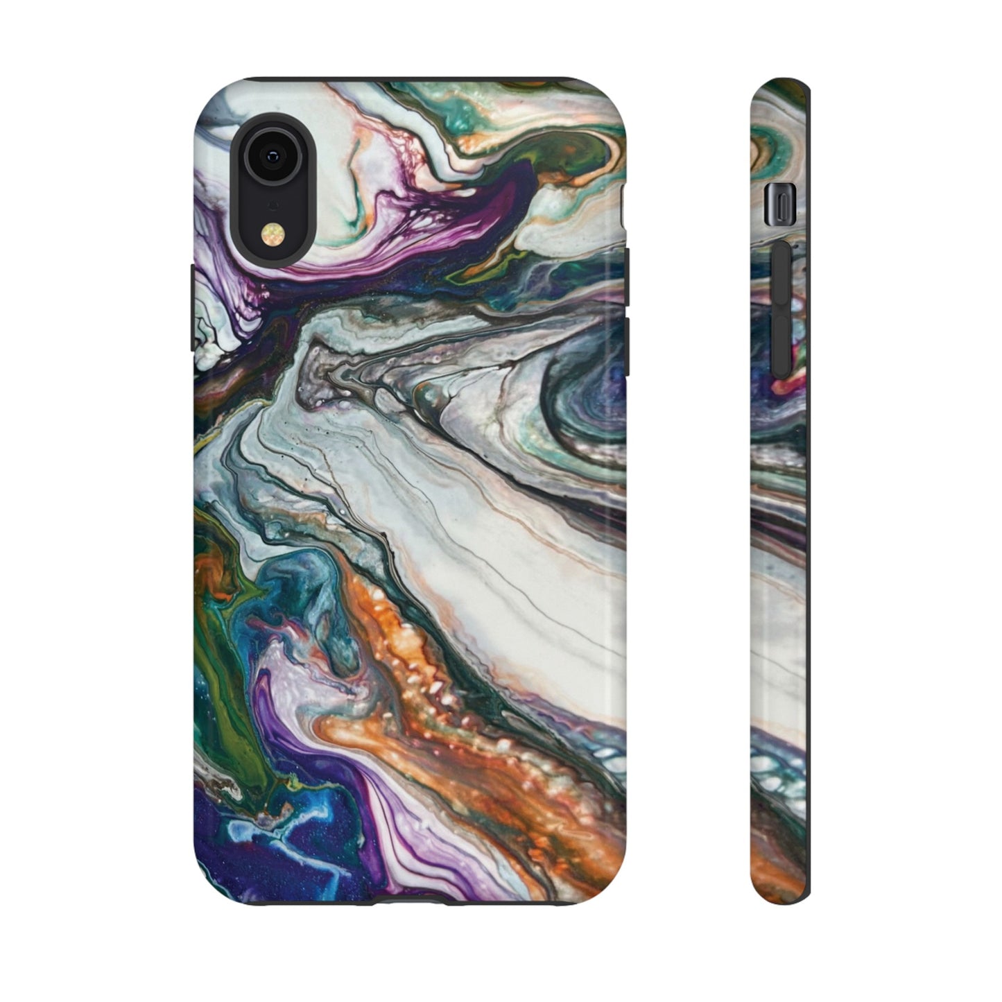 Vibrant Swirls Tough Phone Case for iPhone, Samsung Galaxy, and Google Pixel devices