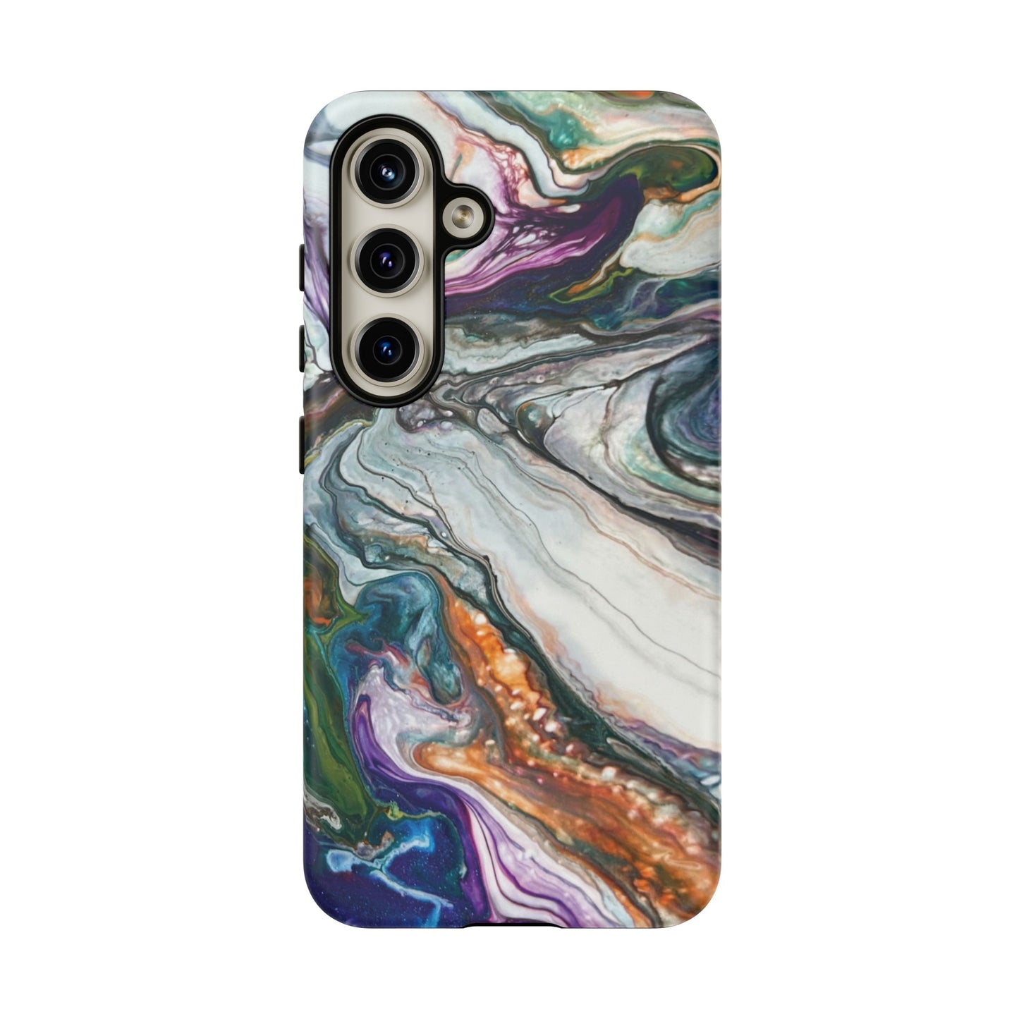 Vibrant Swirls Tough Phone Case for iPhone, Samsung Galaxy, and Google Pixel devices