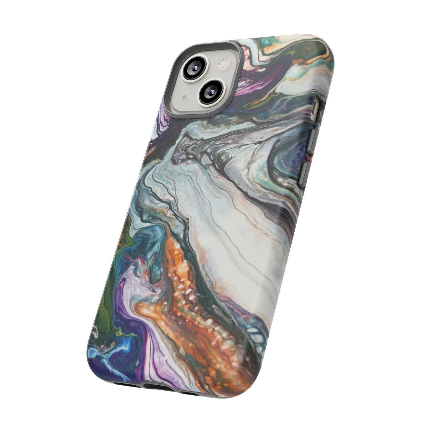 Vibrant Swirls Tough Phone Case for iPhone, Samsung Galaxy, and Google Pixel devices