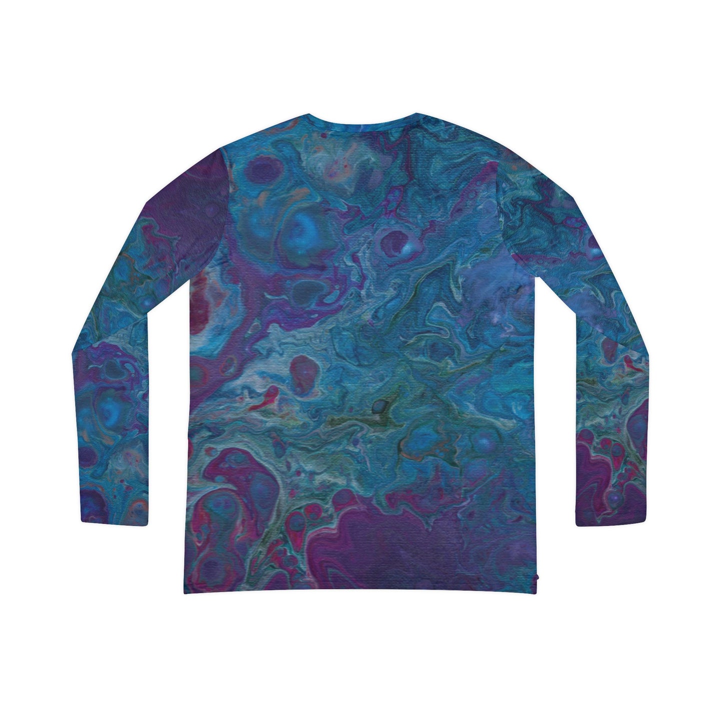 Women's Long Sleeve V-neck Shirt - Azure Seas