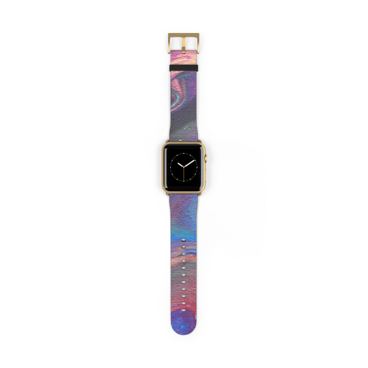 Mystic Currents Fluid Art Design Watch Band for Apple Watch Series 1-9, Ultra, and SE devices